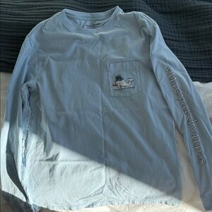 Vineyard Vines Sky Blue Kids Long Sleeve Tee